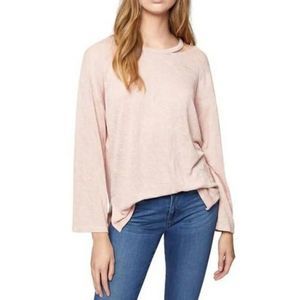Sanctuary Cheyanne Rose Pink Long Sleeve Cutout Neck Knit Sweater Women's Size M